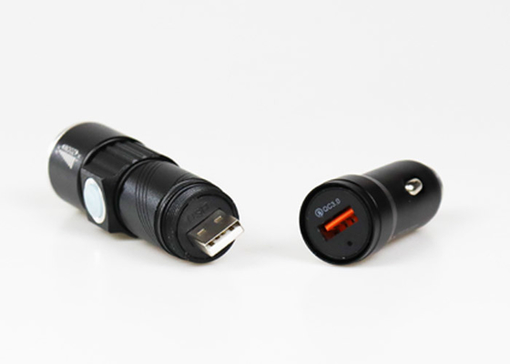 350Lm 3W Small Rechargeable LED Flashlight Lithium Ion Usb Led Flashlight